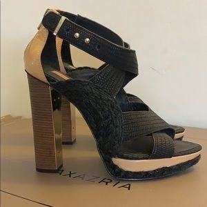 Bcbg Max Azria black platform heel